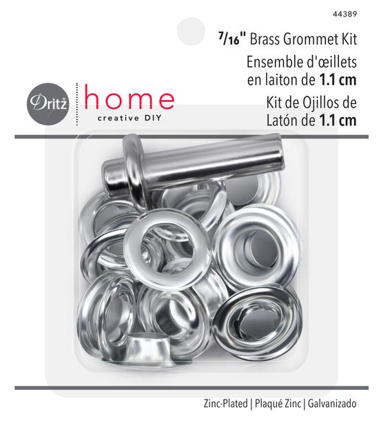 Grommet Kit, Cridoz 120 Sets Grommet Kit 1/2 inch Grommets Eyelets with Tools and Storage Box, Silver