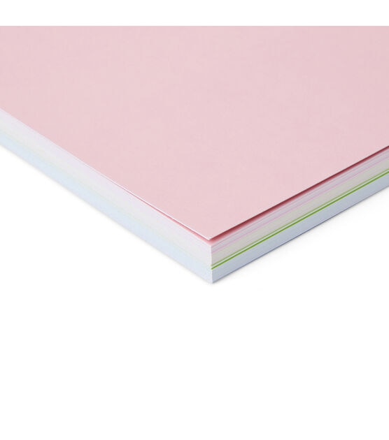 40 Sheet 12" x 12" Pastel Smooth Cardstock Paper Pack by Park Lane, , hi-res, image 3