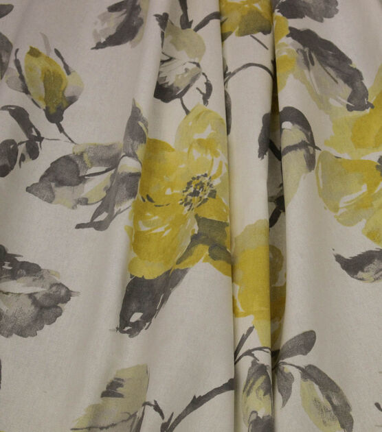Cadence Sunny Cotton Canvas Fabric, , hi-res, image 2