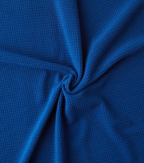 Eddie Bauer Navy Grid Thermal Fleece Fabric | JOANN