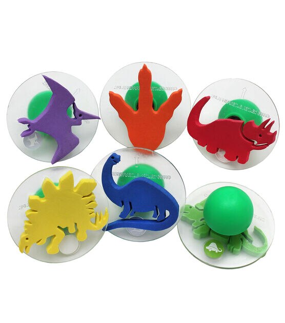 Ready 2 Learn 3" Dinosaurs Stampers 12ct, , hi-res, image 2