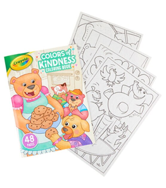 Crayola 48pg Colors Of Kindness Coloring Book, , hi-res, image 2