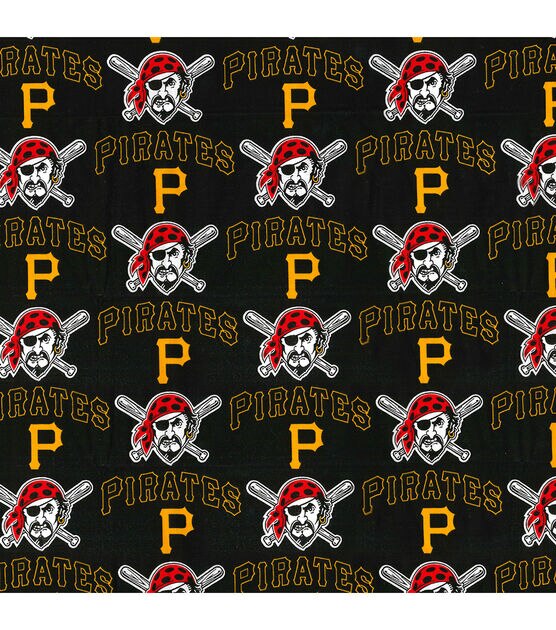 Fabric Traditions Pittsburgh Pirates Cotton Fabric Mascot, , hi-res, image 2