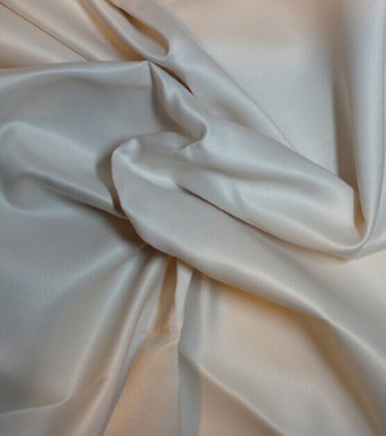 Casa Collection Matte Satin Fabric Eggnog