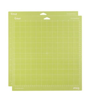 Cricut Cutting Mats 6 X 12 lot Of 3 New Mats 4 Used And Color Paper