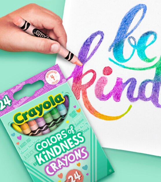 Crayola Colors of Kindness Crayons - Multi - 24 / Pack - Kopy Kat