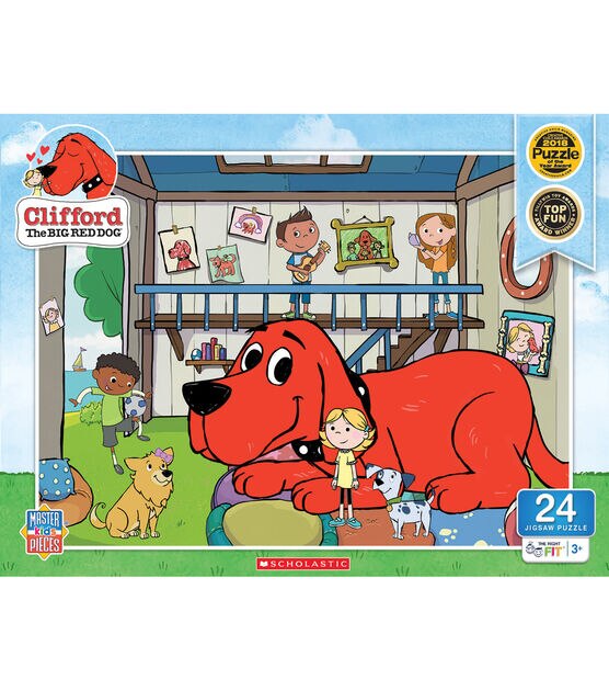 MasterPieces 19" x 14" Clifford Doghouse Jigsaw Puzzle 24pc