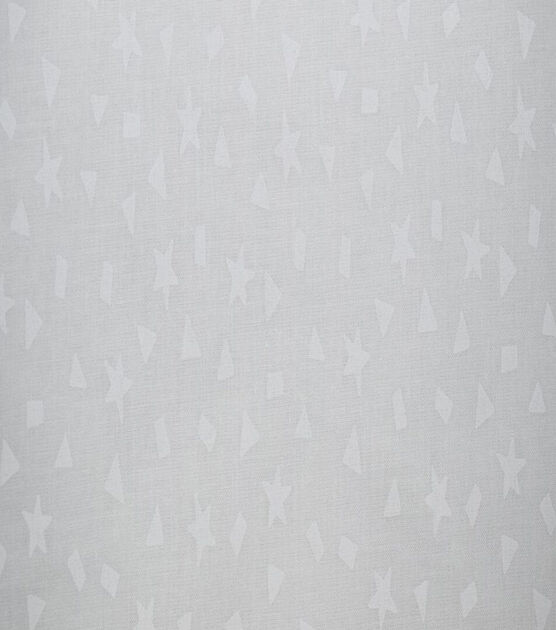 White Stars & Confetti Quilt Cotton Fabric by Quilter's Showcase, , hi-res, image 2
