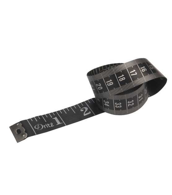 Dritz Tape Measure, 3/4" x 120", Black, , hi-res, image 3