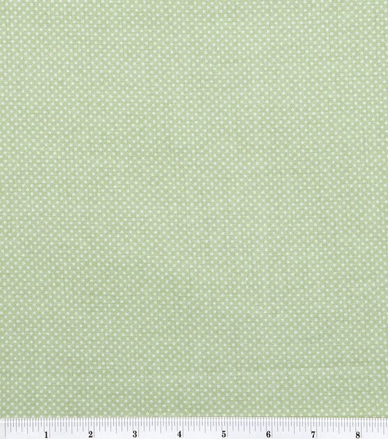 Pin Dots on Sage Quilt Cotton Fabric by Keepsake Calico