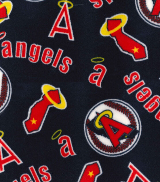 Fabric Traditions Los Angeles Angels Fleece Fabric Cooperstown, , hi-res, image 2