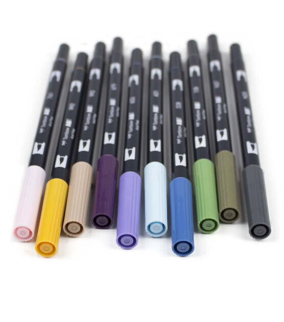 Tombow Dual Brush Pen Set, 10-Colors, Desert Flora, , hi-res, image 5
