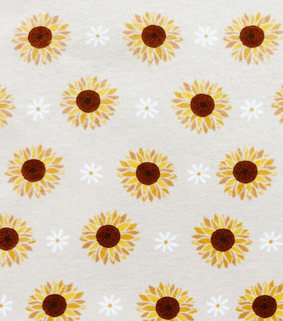 Hippie Floral & Daisies Nursery Flannel Fabric by Lil' POP!
