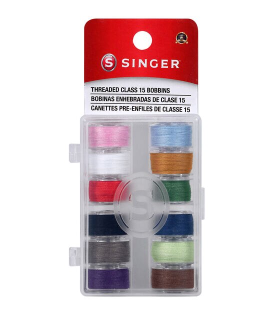 Singer Polyester Hand Sewing Thread Assorted Colors 12 Count (Pack of 2), 2  packs - Foods Co.