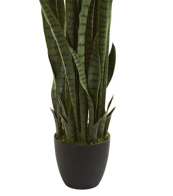 Nearly Natural 46in. Sansevieria Artificial Plant, , hi-res, image 2