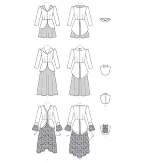 McCall's M7853 Misses Costume Pattern Size 6-22, , hi-res, image 9