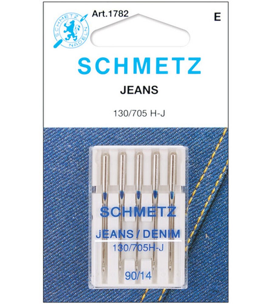 Schmetz Universal Point Machine Needles 5pcs Size 100/16, Size 14/90, swatch