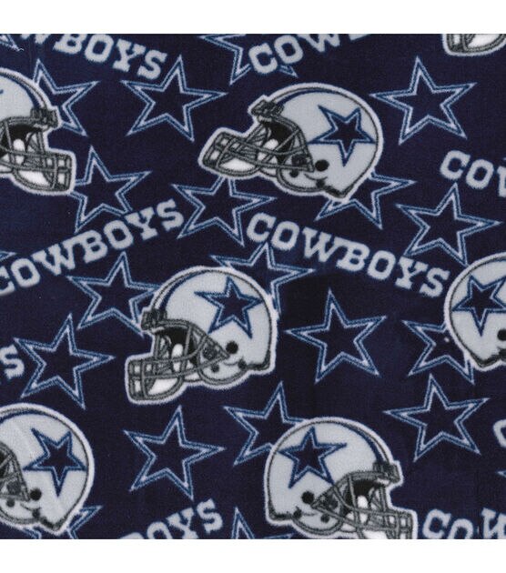 Fabric Traditions Dallas Cowboys Fleece Fabric Tossed, , hi-res, image 2