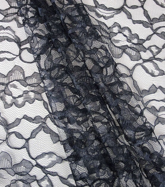 Black Lace Fabric by Casa Collection, , hi-res, image 3