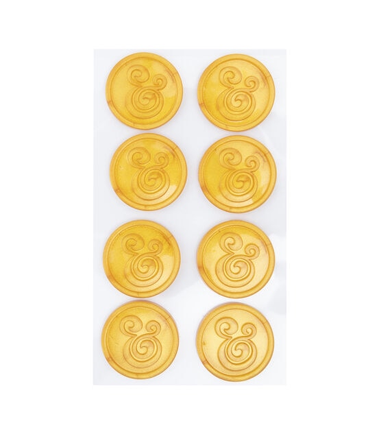 Park Lane 8ct Gold Wax Seal Stickers - Envelopes & Seals - Paper Crafts & Scrapbooking