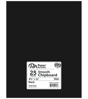 Grafix Medium Weight Chipboard Sheets 8.5X11 25/Pkg-White