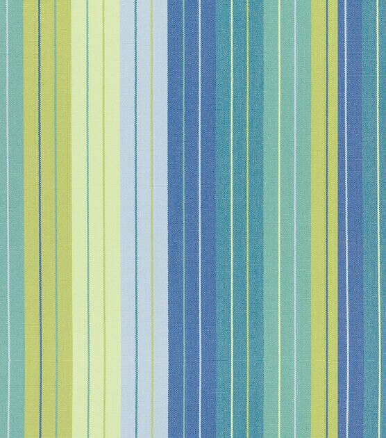 Sunbrella Outdoor Stripe Fabric 54" Seville Seaside