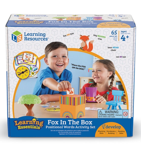 Learning Resources 65ct Fox in the Box Positional Words Activity Set, , hi-res, image 2
