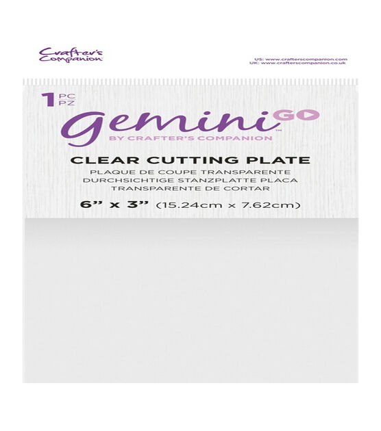 Crafter's Companion Gemini GO Clear Cutting Plate