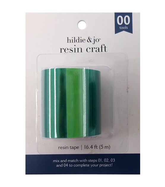 1.5 x 16' Green Resin Tape by hildie & jo