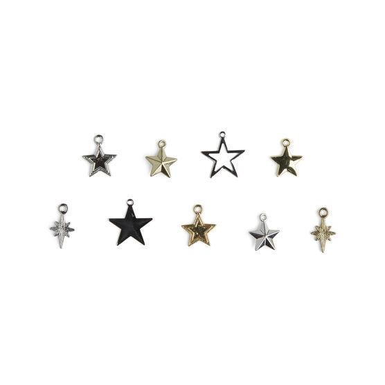 36ct Silver & Gold Star Charms by hildie & jo, , hi-res, image 2