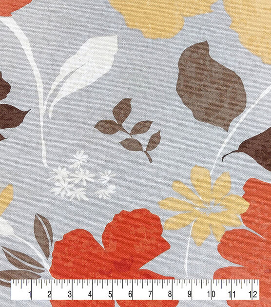 Ambrosia Equinox Grey Cotton Canvas Fabric, , hi-res, image 3