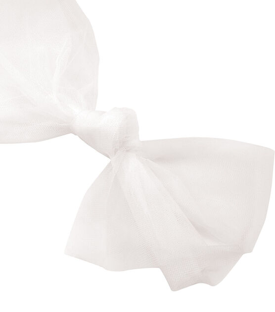 White Scrubbie Mesh Netting & Tulle Fabric, , hi-res, image 4