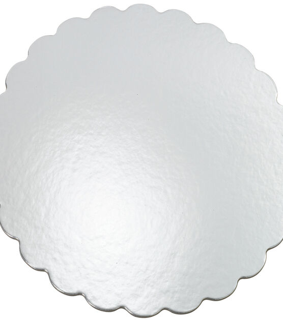 Wilton Silver Cake Platters