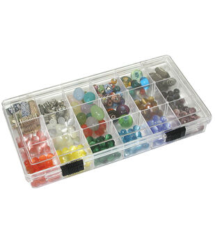 hildie & Jo 11 Straight Line Bead Board with Removable Lid - Jewelry Tools - Beads & Jewelry Making