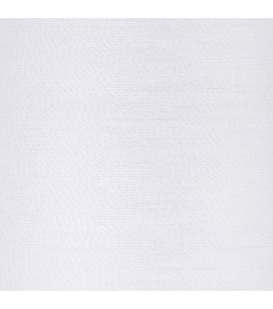 Coats & Clark Paper Piecing Thread, White, swatch, image 1