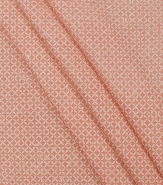 Orange Distressed Lattice Quilt Cotton Fabric by Keepsake Calico, , hi-res, image 2