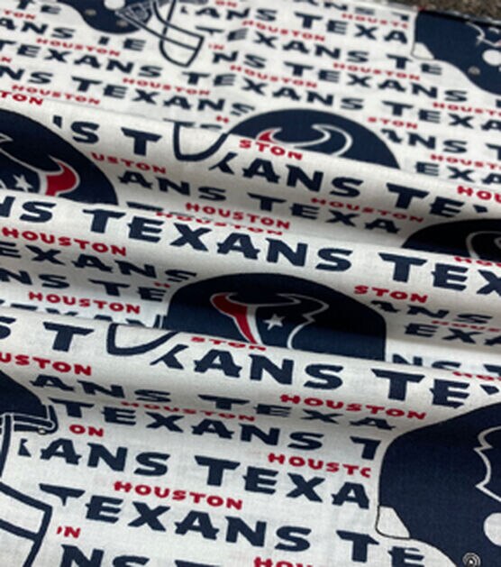 Fabric Traditions Houston Texans Cotton Fabric White, , hi-res, image 3