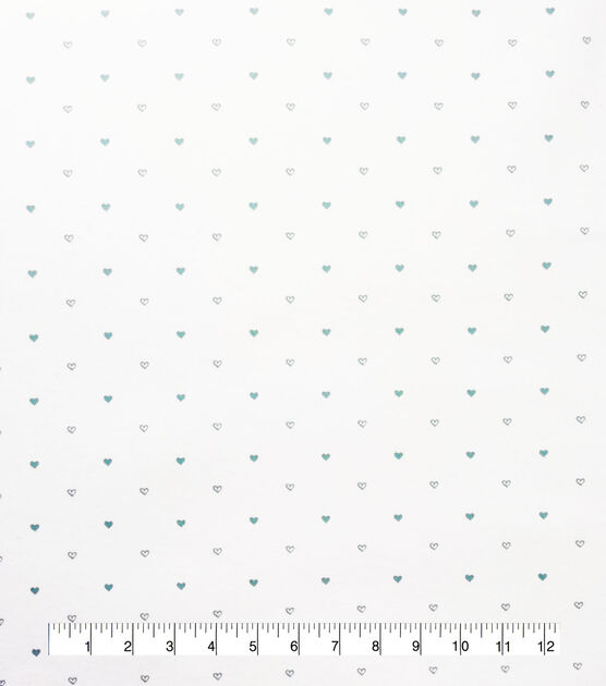Arctic Hearts Nursery Flannel Fabric by Lil' POP!, , hi-res, image 4