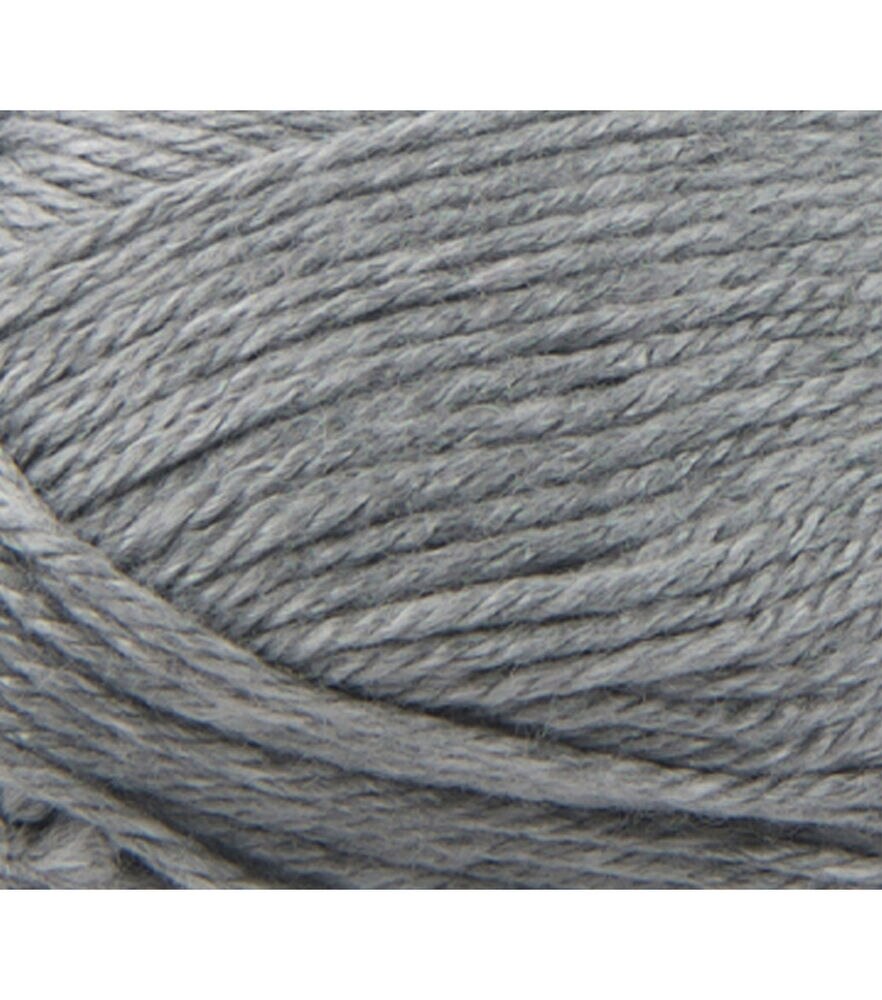 Lion Brand Basic Stitch Anti Pilling Worsted Acrylic Yarn, Silver Heather, swatch, image 30