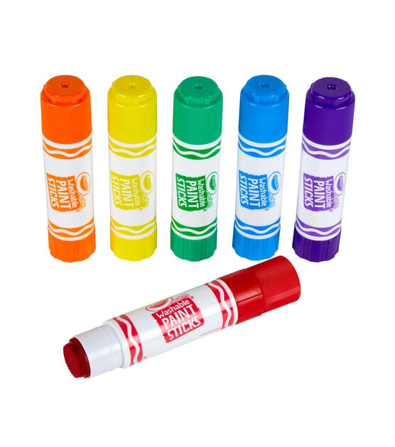 Crayola 6ct Washable Paint Sticks, , hi-res, image 3