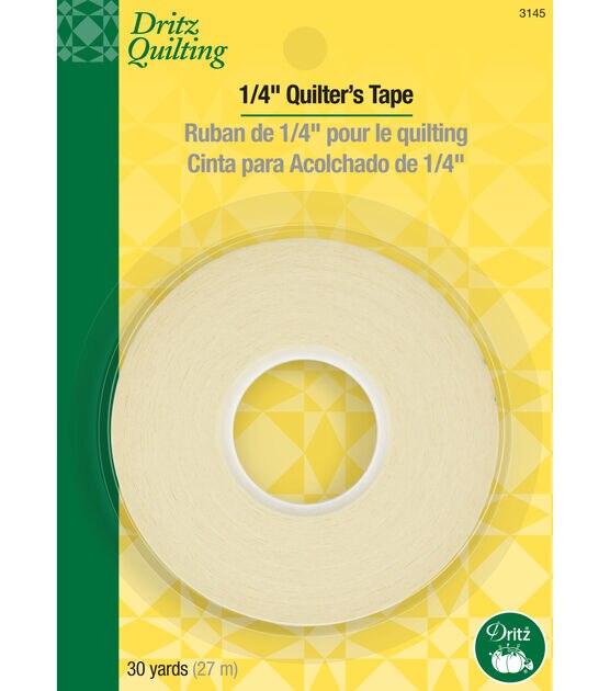 Dritz 1/4" x 3yd White Quilter's Tape