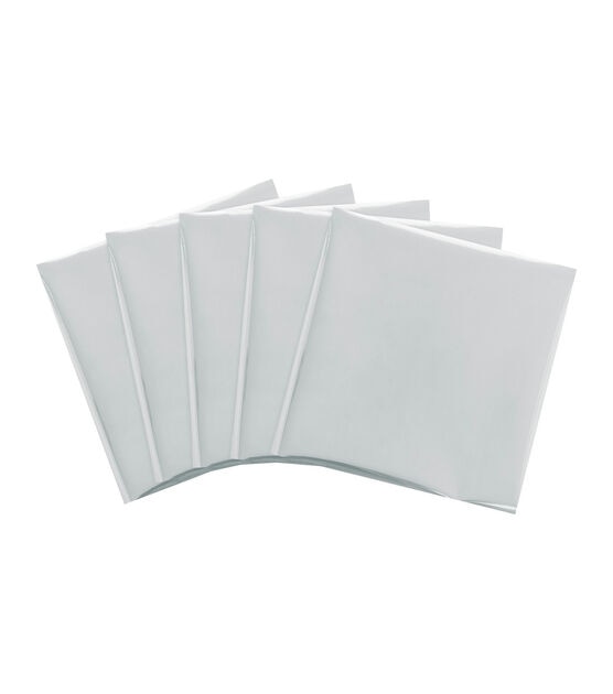 We R Memory Keepers Foil Quill 12''X12'' Foil Sheets 15 Pkg Silver Swan