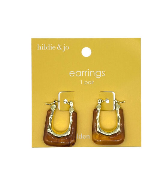 1" Spring Tortoise Earrings by hildie & jo