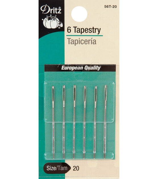2 Tapestry Needles Sharp Tip Nr 3 Aka Smyrna / SMYRNA Tapestry Needle Set /  Maison Sajou French Made Quality Tapestry Needles 