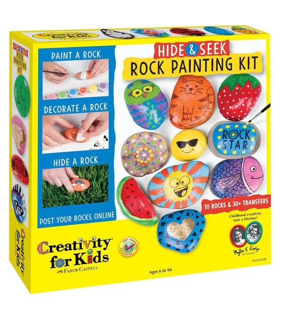 Creativity For Kids Hide & Seek Rock Painting Kit