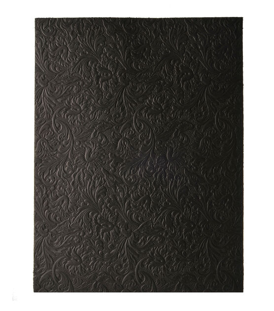 Realeather Crafts Acanthus trim Piece Black, , hi-res, image 2