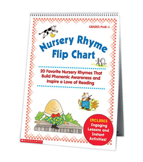 Scholastic 15" x 20.5" Nursery Rhyme Flip Chart