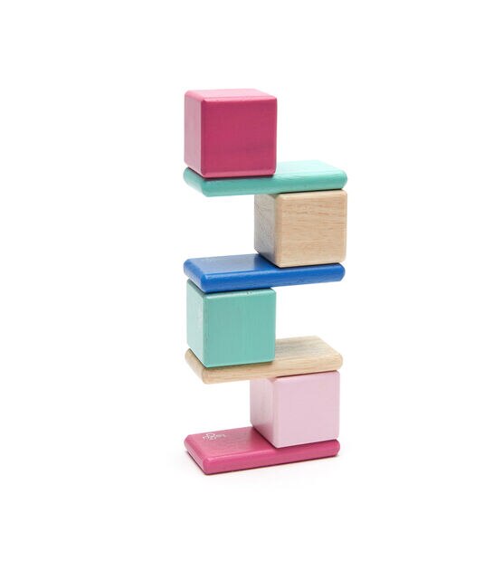 Tegu 8ct Blossom Magnetic Wood Blocks & Pocket Pouch, , hi-res, image 3