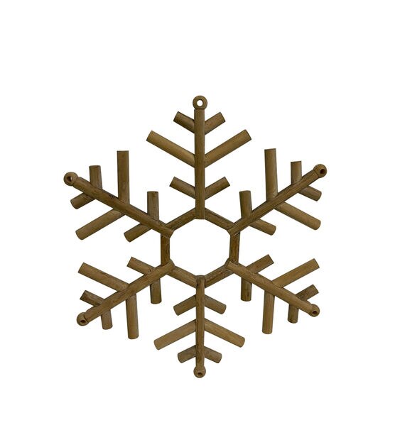 20" Christmas Wood Snowflake by Place & Time