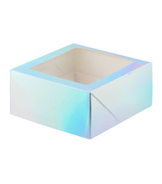 6" Iridescent Window Treat Boxes With Inserts 6ct by STIR, , hi-res, image 2